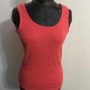 Avenue Coral Rib knit tank top, size 18/20